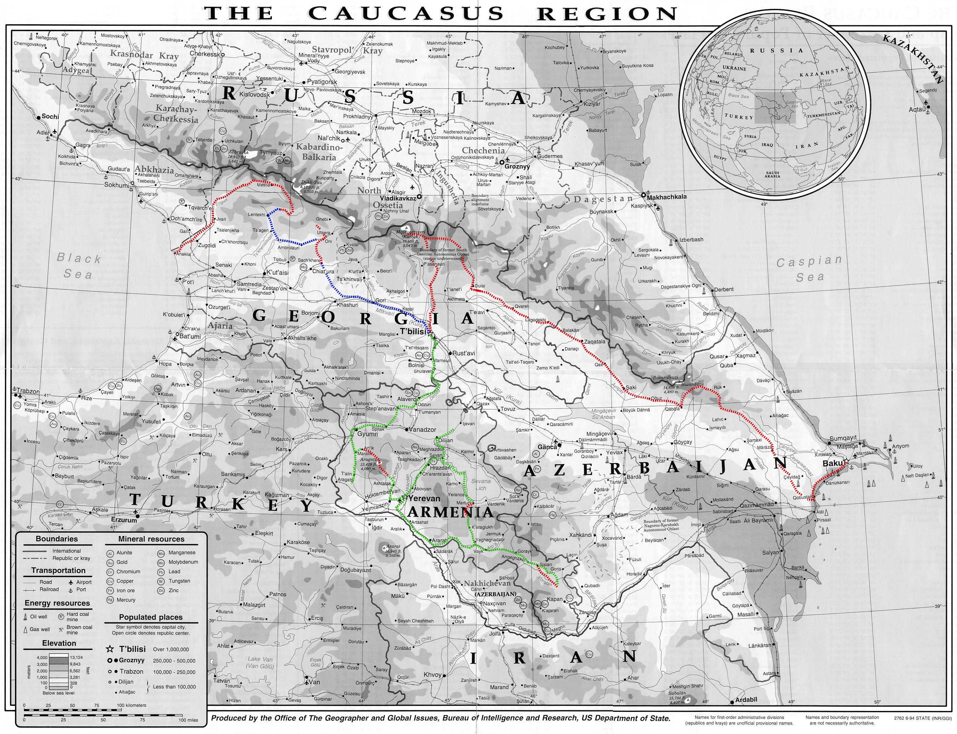 2015 - A pied dans le Caucase. 